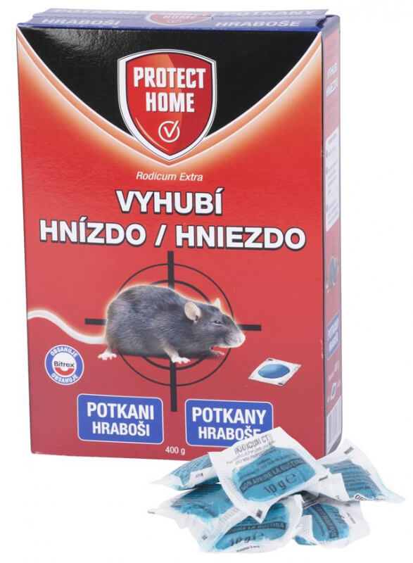 Mäkká návnada určená pre potkany a myši. 
